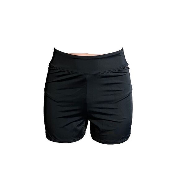 Denim & Co. Beach Ruffled Layers Tankini with Shorts - Picture 7 of 9